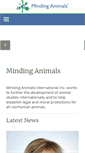 Mobile Screenshot of mindinganimals.com